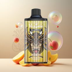 Vapsolo Super 15000 Puffs Norge Grossist Engangs Vape Fersken Mango Ananas – 40ml, 20mg/50mg, 850mAh, Type-C