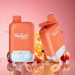 Vapsolo Twins 20000 Puffs Norge grossist – Kirsebær Cola & Saftig Fersken Is, 40 ml, Type-C