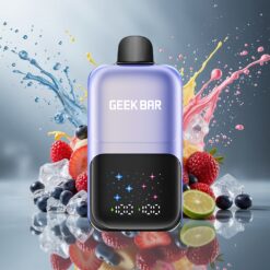 GEEKBAR 2GO Norge grossist 20ml 50000 Puffs To Serie engangs vape Pen Blandede Bær Is med 3-nivå Justerbar Smak/Kjølighet & Storskjerm