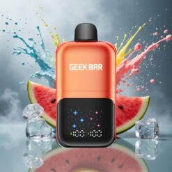 GEEKBAR 2GO Norge grossist 20ml 50000 Puffs Toppserie Engangs Vape Pen Vannmelon Bubblemak Is med Justerbar Smak/Kjøling