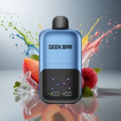 GEEKBAR 2GO Norge grossist 20ml 50000 Puffs Toppuff Interaktiv Skjerm Justerbar Smak/Kjølighet Fersken & Bær