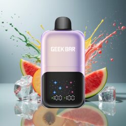 GEEKBAR 2GO Norge grossist 20ml 50000 Puffs Toppuffende engangs vape Pen Fersken Mango Vannmelon Is med Stor Skjerm & 3-nivå Justering