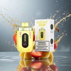 Razz Bar 50K Puffs Norge Grossist engangs vape Jordbær Banan - 50000 Puffs, 1.0 Ohm Mesh, Type-C, 2% Nikotin