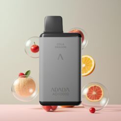 Adalya AD 10000 Puffs Engangs Vape Norge Grossist – Romgrå, 14 ml, 2% nikotin, USB-C, 650 mAh
