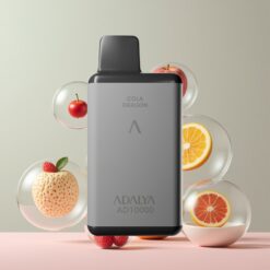 Adalya AD 10000 Puffs Norge Grossist Engros Vape til Engangsbruk Lady Killer – Romgrå, 14 ml, 2% nikotin, USB-C