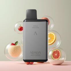 Adalya AD 10000 Puffs Norge Grossist Engros Vape til Engangsbruk – Romgrå, 14 ml e-væske, 2% nikotin, USB-C, 650 mAh