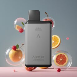 Adalya AD 10000 Puffs Norge Grossist Engros Vape til Engangsbruk Space Grå – 14 ml, 2% Nikotin, USB-C, 650 mAh