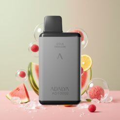 Adalya AD 10000 Puffs Norge Grossist Engros Vape til Engangsbruk Vannmelon Is – 14 ml, 2% Nikotin, 650 mAh, USB-C, Space Grå