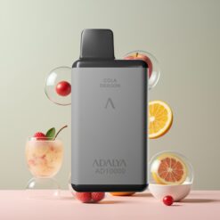 Adalya AD 10000 Puffs Norge Grossist – Space Grå, 14 ml E-væske, 2% Nikotin, 650 mAh, USB-C