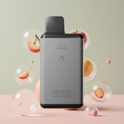 Adalya AD 10000 Puffs Norge Grossist – To Epler, Space Gray, 14 ml, 2% Nikotin, USB-C
