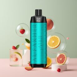 Al Fakher Crown Bar 8000 Crystal Engangs Vape Norge Grossist – 8000 Puffs, 18ml, 5mg Nikotin, Gummi Mynte