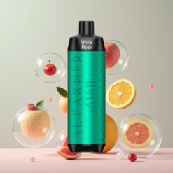 Al Fakher Crown Bar 8000 Crystal Engangs Vape Norge Grossist – Hvit Blits – 18ml, 8000 Puff, USB-C, 600mAh