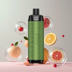 Al Fakher Crown Bar 8000 Crystal Norge Grossist – 18ml, 5mg Nikotin, 8000 Puffs, USB-C, Kompakt
