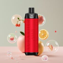 Al Fakher Crown Bar 8000 Crystal Norge Grossist Engros Epler Vape til Engangsbruk – 18ml, 5mg Nikotin, 8000 Puff, USB-C Lading, 600mAh