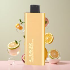 Alibarbar Pandora 7000 Puffs Norge Grossist Engros Vape til Engangsbruk 17 ml Pasjonsfrukt Mango Lime – 1.0 Ohm, 18 Smaker
