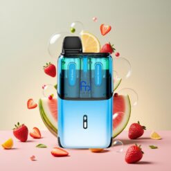 Fumot Ultra T32000 Norge Grossist – Fruktbombe & Jordbær-Vannmelon – 32000 Puff, 800mAh, Type-C, 24ml, 20mg, Mesh Coil