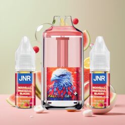 JNR Falcon GEM⁺ 30000 Puffs Refillable Pod Vape Norge grossist – Synlig E-væske Tank, Toppfylling, 950mAh, Type-C, Vannmelon Is, TPD-sertifisert