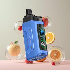 Razz Bar 45000 Puffs Norge Grossist Engros Tigerblod Vape til Engangsbruk med 1.0 Ohm Mesh Coil, Justerbar Luftstrøm og Type-C Oppladbar