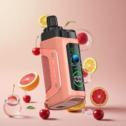 Razz Bar 45000 Puffs Norge Grossist Engros Vape til Engangsbruk Kirsebær Cola 1.0 Ohm Mesh Coil Justerbar Luftstrøm