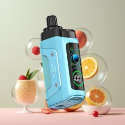 Razz Bar 45000 Puffs Norge Grossist Engros Vape til Engangsbruk Tropisk Frukt med 1.0 Ohm Mesh Coil, Justerbar Luftstrøm og Type-C Lading